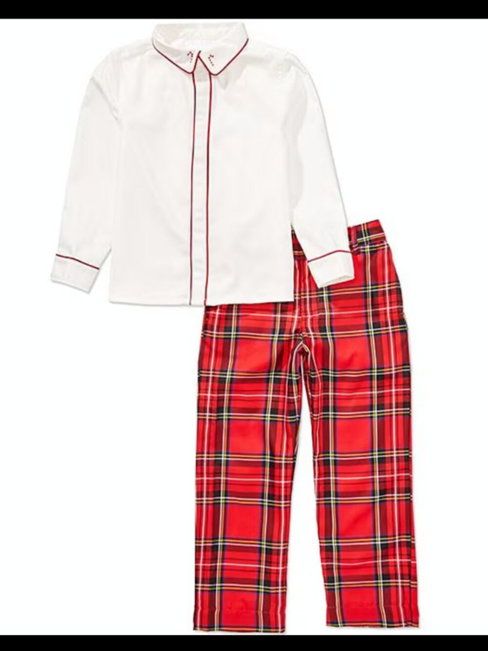 Edgehill Collection x The Broke Brooke Boys Charlie Christmas Plaid Pants Set